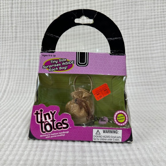 Other - Vintage 2002 Tiny Totes Mini Purse Spoiled Rotten NOS- Rare NEW